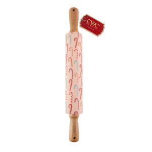 Cook dinner With Shade 17-inch Pink Silicone Rolling Pin