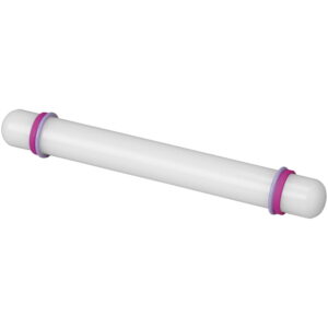 Wilton Fondant Rolling Pin with Included Rings, 1.22 x 9 Inches